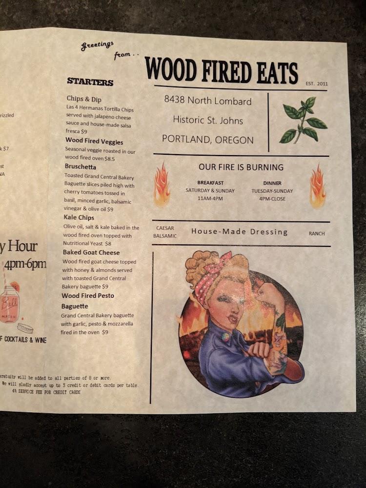 Wood Fired Eats The Bender Pizza